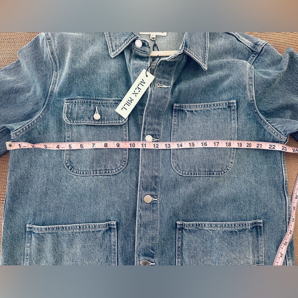 NWT Alex Mill Chore Coat (Not The Britt) Japanese, Indigo Denim. Large. - Picture 8 of 8